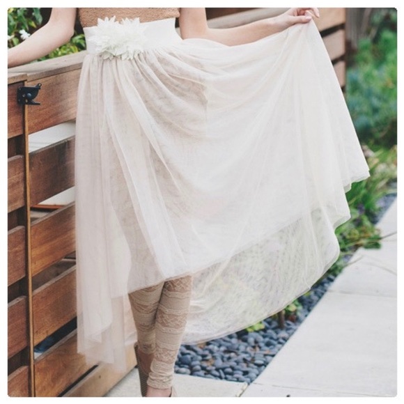 Ballet Tulle Wrap Overlay Skirt - Picture 6 of 8
